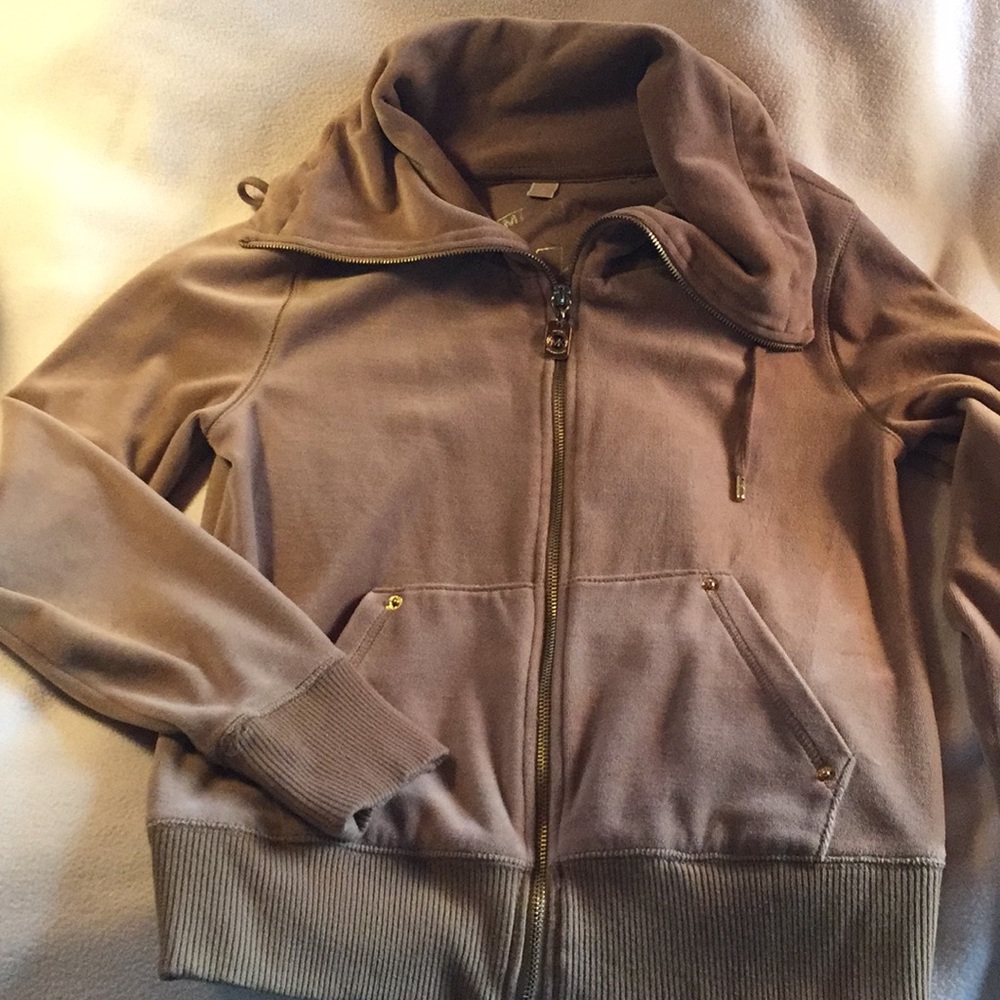Michael Kors Zip front fleece with 2 pockets